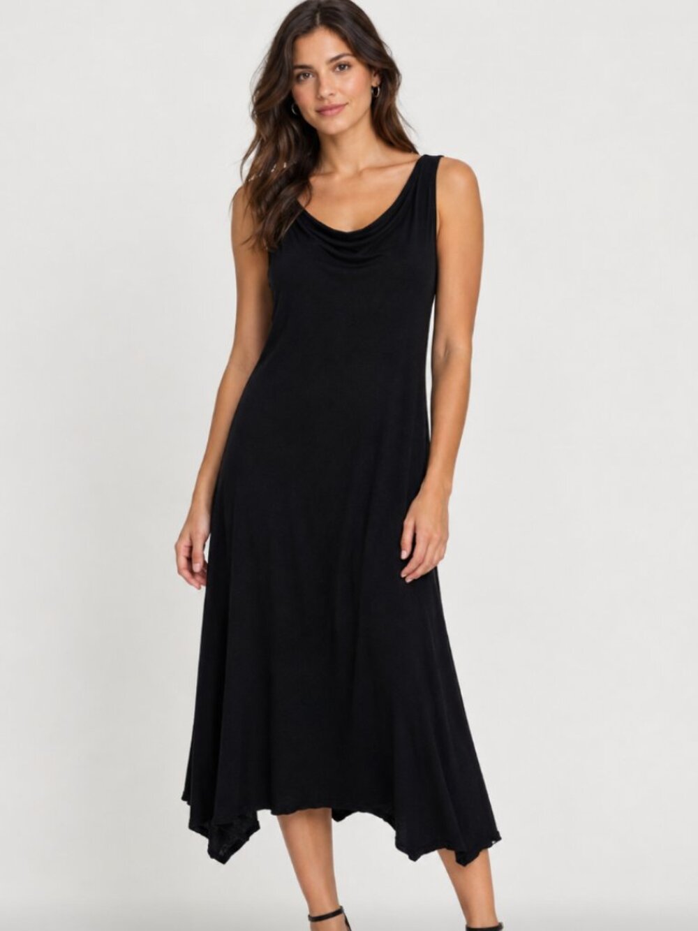 Eileen Fisher Black Sleeveless Dress Size Small